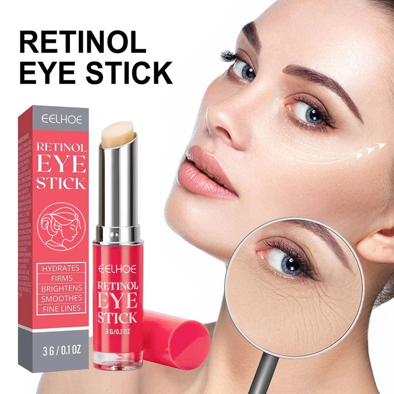 EELHOE Retinol Eye Cream Stick for tightening fine lines, repairing the skin around the eyes,Providing Nourishment and Moisturization for Eye Care