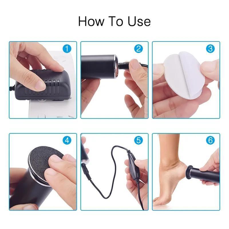 Autumn and winter Electric Foot File, Electric Foot Dead Skin Remover, Multifunctional Pedicure Machine, Manicure Pedicure Tool for Home, Salon & Nail Shop Use.