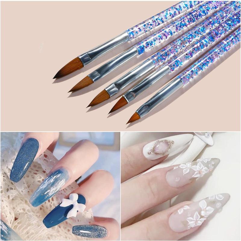 Professional Nail Art Drill Point Pen & Brush Set, 15pcs set DIY Nail Painting Decorations, Manicure & Pedicure Tools, Professional Nail Equipment, Nail Care Kit, Nail Art Accessories, Christmas Gift