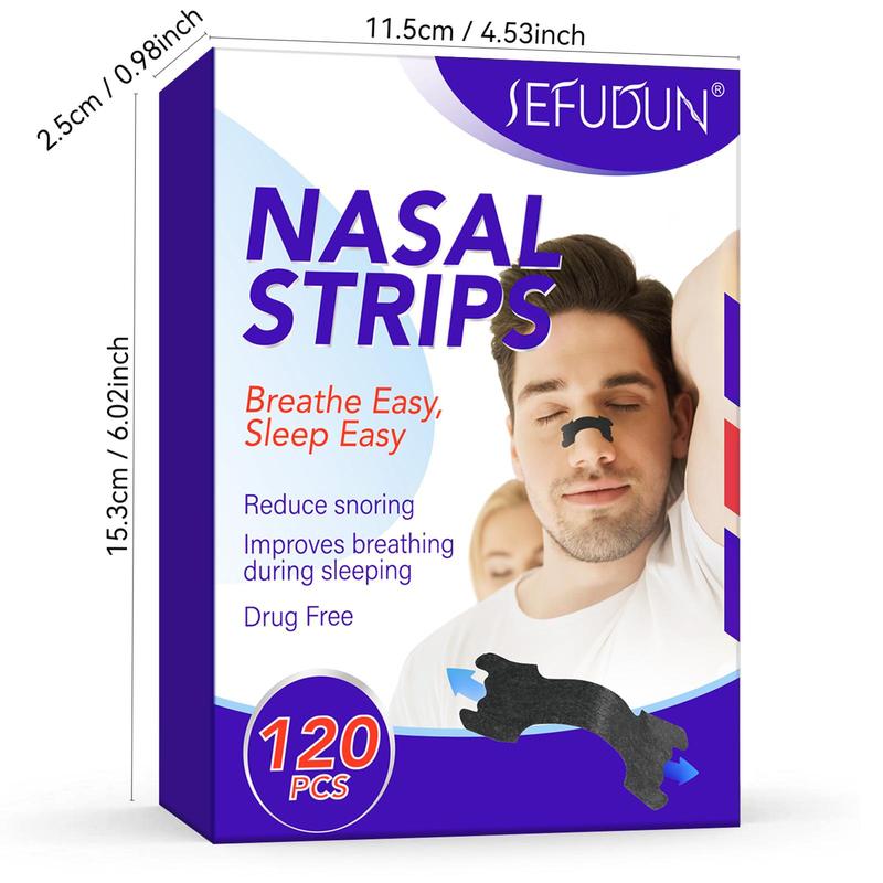 Nasal Strips for Breathing, 120pcs box Easy Breathing Nose Patch, Nasal Congestion Relief Patch, Sleep Aid Patch, Personal Care Product