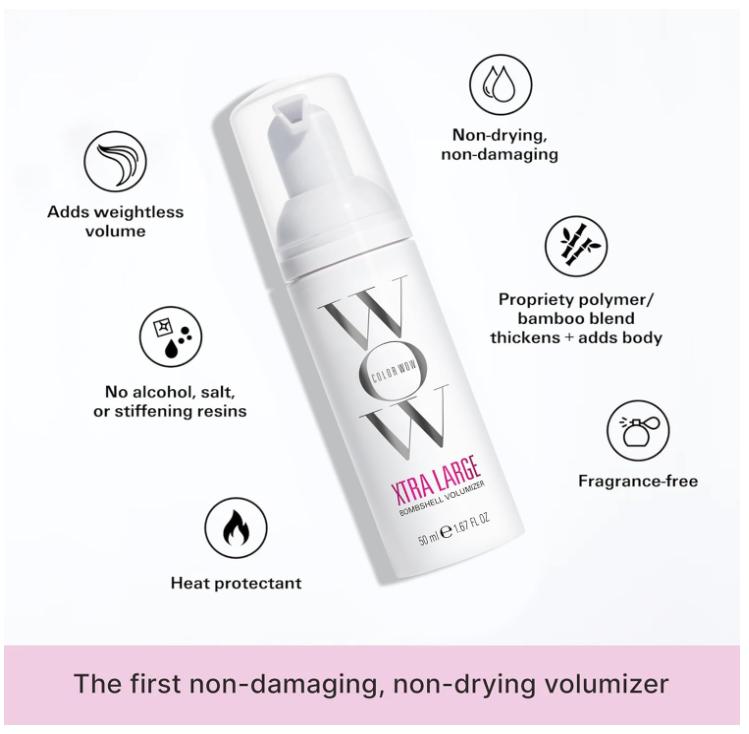 COLOR WOW Xtra Large Bombshell Volumizer – New Alcohol-Free Technology for Lasting Volume and Thickness Gel Haircare