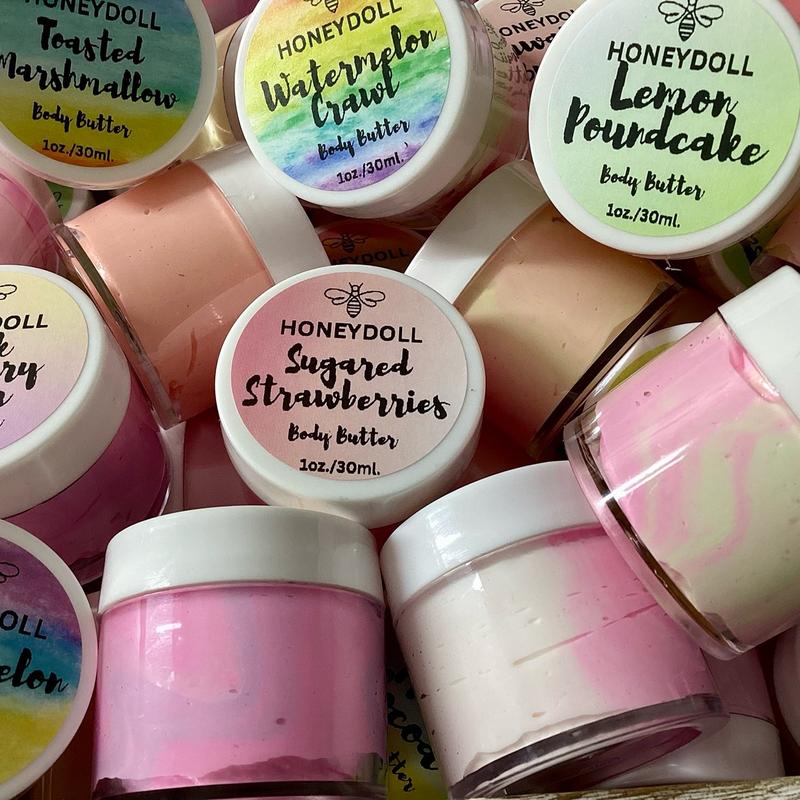 Honeydoll Travel size Mini 1 oz. Emulsified Body Butters