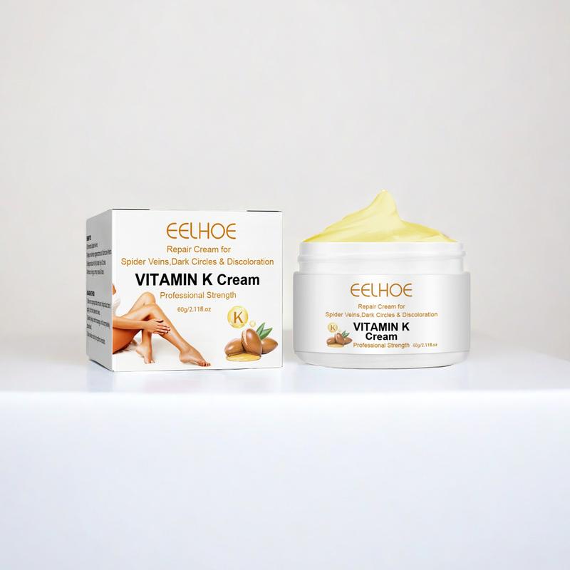 60g Veins Skin Repair Relief Cream,Massage Cream,Moisturizing Cream,Vitamin K Cream,Body Care for Women&men,Suitable for All Skin Types,Skin Care Repair Cream Moisturizer Comfort Moisture Hydrating Lotions massage cream