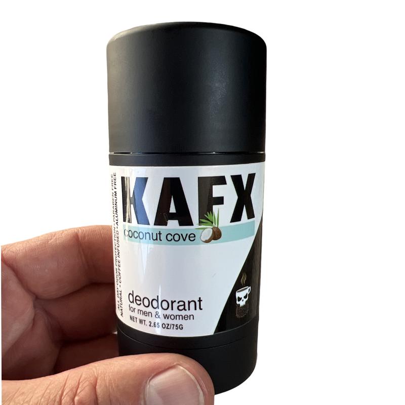 KAFX Body Coconut Cove Coffee Infused Natural Deodorant