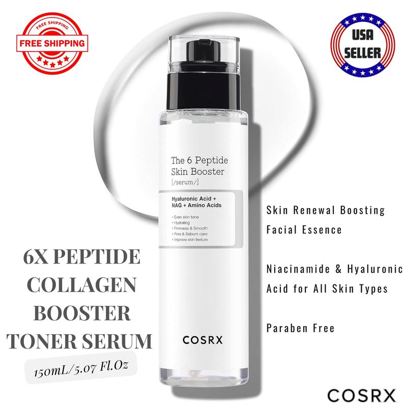 COSRX 6X Peptide Collagen Booster Toner Serum 150mL-Korean Skincare for All Skin