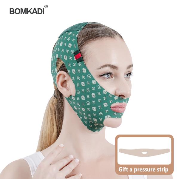 BOMKADI Reusable V-Line Lifting Mask Double Chin Reducer for Skin Tightening, Sagging Skin Relief and Slimming for Men and Women Facial Skincare