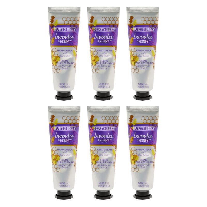 Lavender and Honey Hand Cream by Burts Bees for Unisex - 1 oz Cream - Pack of 6