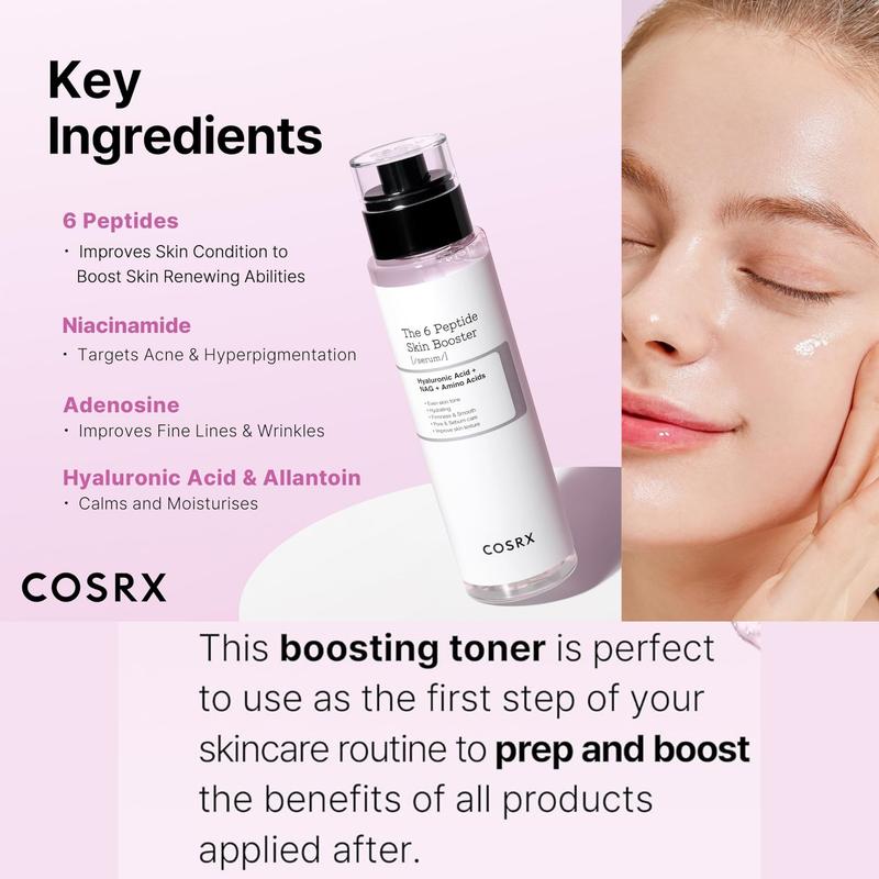 COSRX 6X Peptide Collagen Booster Toner Serum 150mL-Korean Skincare for All Skin