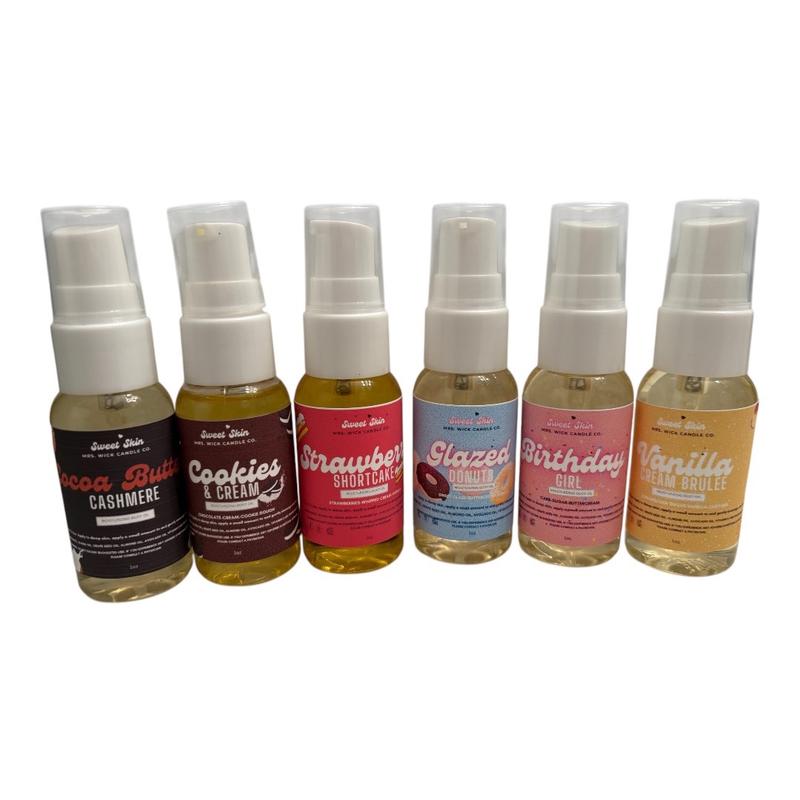 Sweet Skin Mini Sample - Infused with Bakery Scent, 1 oz Each Moisturizing Hydrating