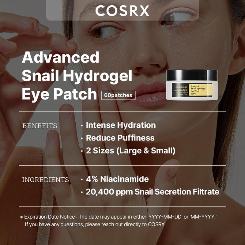 [COSRX OFFICIAL] Advanced Snail Hydrogel Eye Patch (60 patches) snail slime