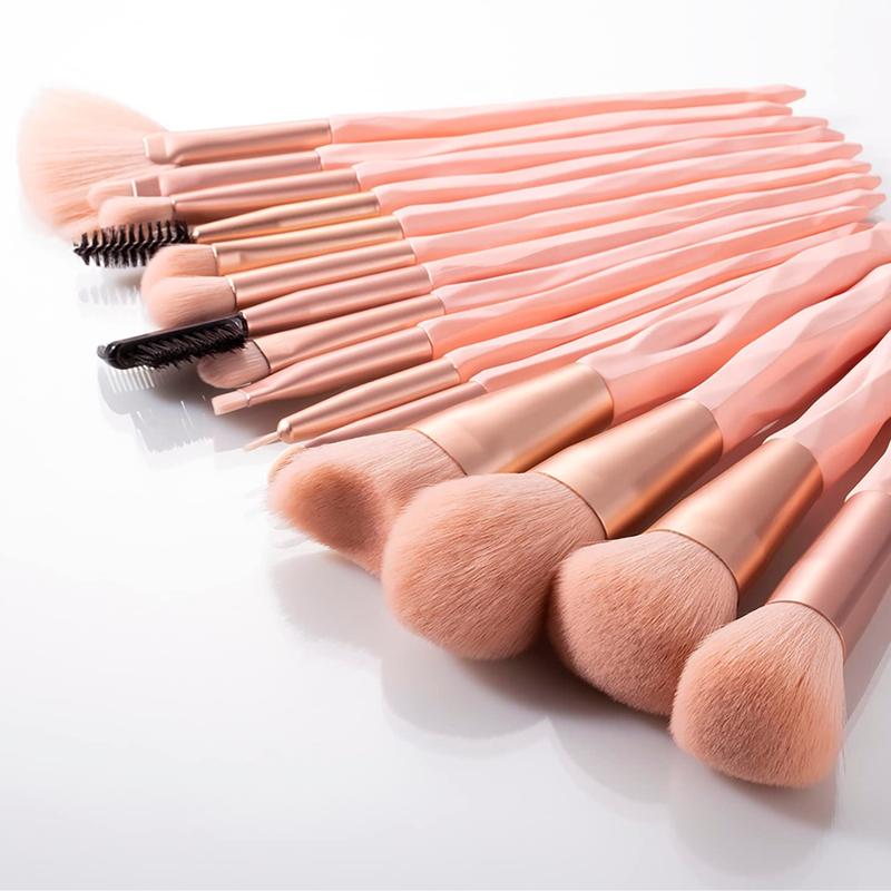 Diamonds Makeup Brushes Set Natural Premium Synthetic Eyeshadow Foundation Face Blending Blush Concealers Eye Makeup Brushes Set Professional for Women Kids Makeup Brushes & Tools Accessories Cosmetic