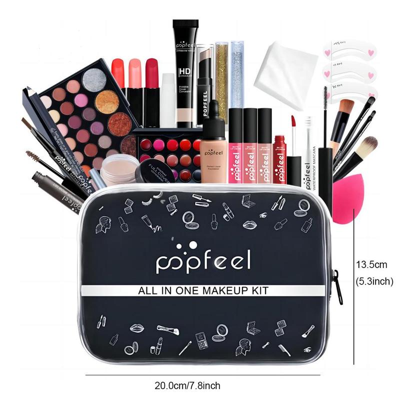 All in One Makeup Kit, Multipurpose Kit, Face Makeup Kit, Cosmetic Starter Set, Makeup Gift Set for Women & Girls, Christmas Gift