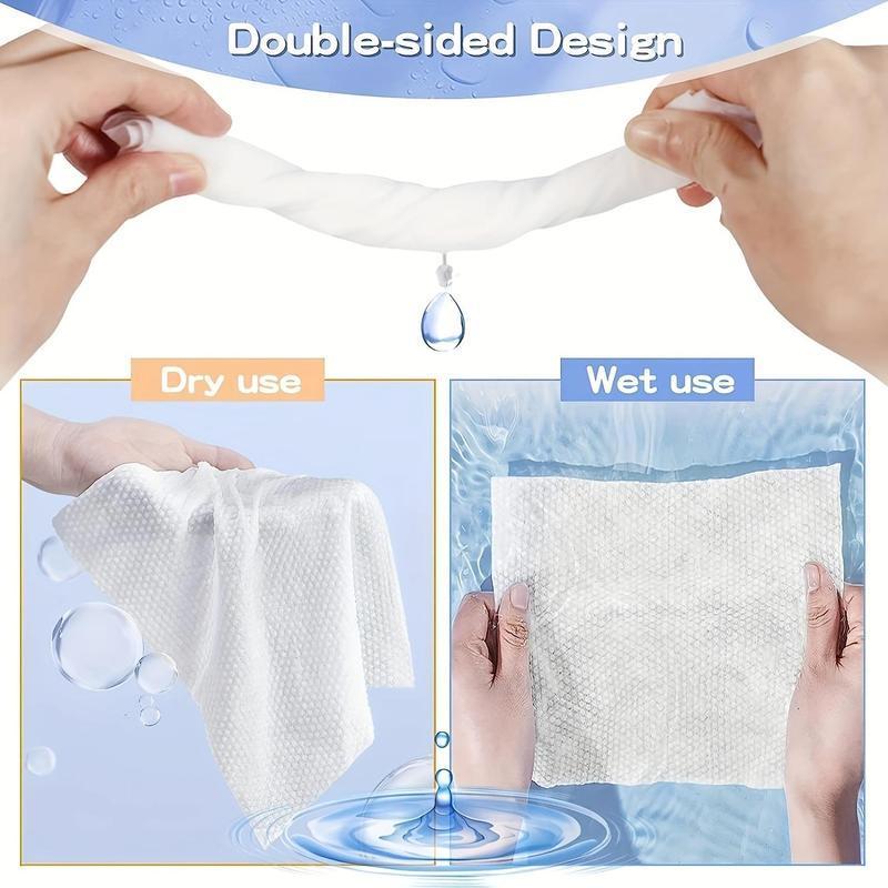 Disposable Face Towel, 1 Pack Portable Soft Facial Cleansing Towel, Multipurpose Facial Cleansing Tool for Skin Care & Makeup Removal