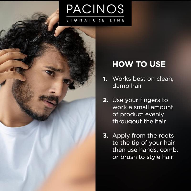 BIG SALE 51% Pacinos Signature Line Curl Enhancing Mousse: Light-Medium Hold, Low Shine – Hydrating & Volumizing Styling Foam for All Hair Types: Curl Activator & Anti-Frizz, 100 mL