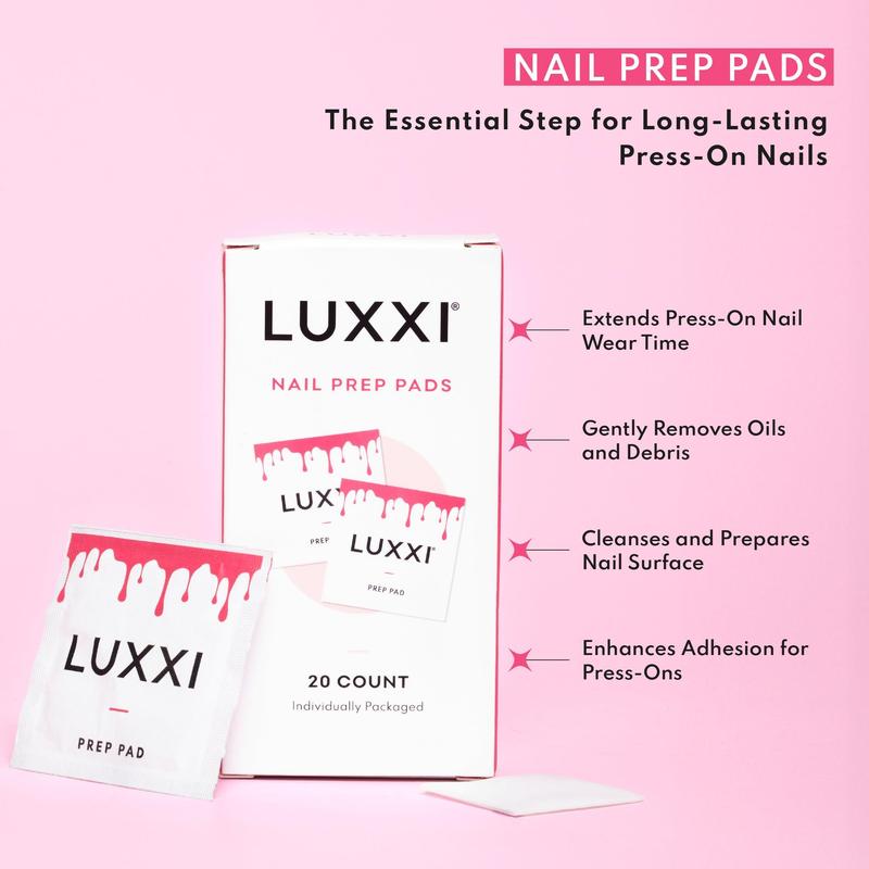 Nail Prep Pads | Extends Press On Nail Wear Time | LUXXI