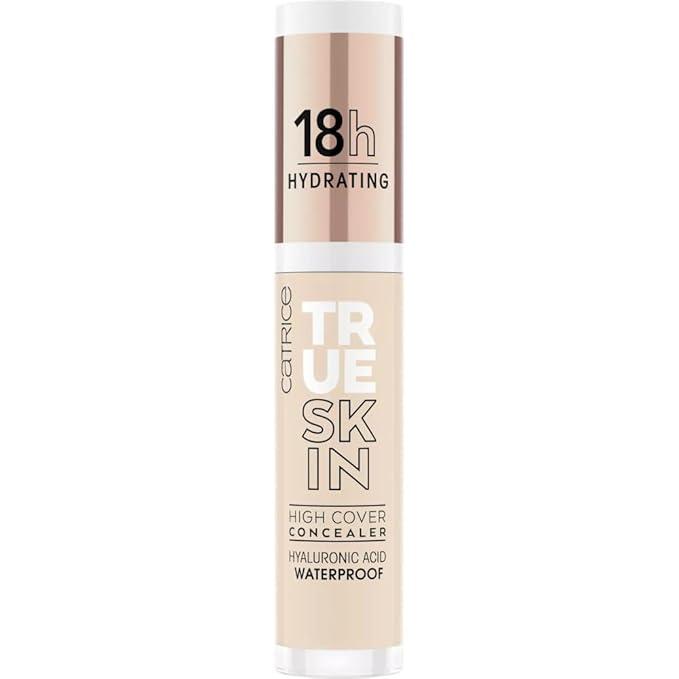 Catrice | True Skin High Cover Concealer (002 | Neutral Ivory) | Waterproof & Lightweight for Soft Matte Look | With Hyaluronic Acid & Lasts Up to 18 Hours | Vegan, Cruelty Free