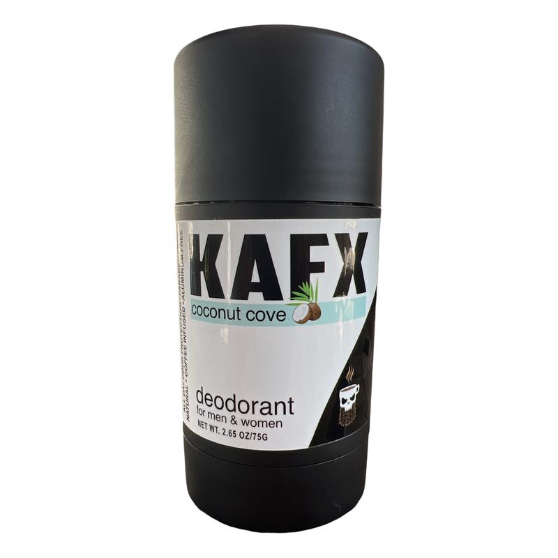 KAFX Body Coconut Cove Coffee Infused Natural Deodorant