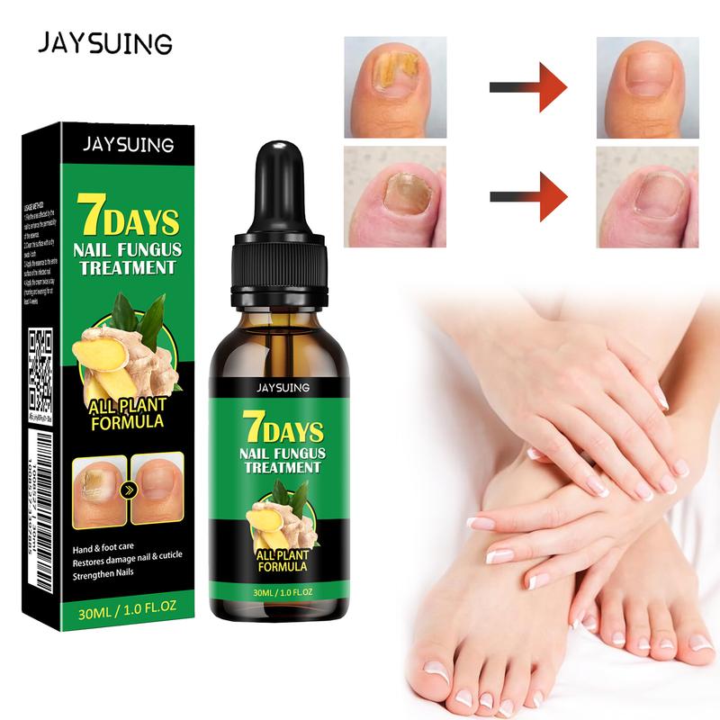 [90% People Choose] JAYSUING Nail Growth SerumGinger Extract Nail Essence - Repairand Strengthen for Glowing, BeautifulNails