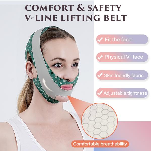 BOMKADI Reusable V-Line Lifting Mask Double Chin Reducer for Skin Tightening, Sagging Skin Relief and Slimming for Men and Women Facial Skincare