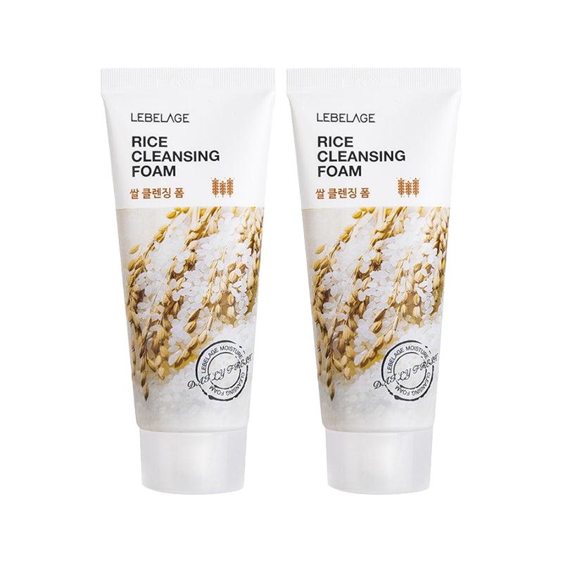 LEBELAGE Rice Cleansing Foam Set