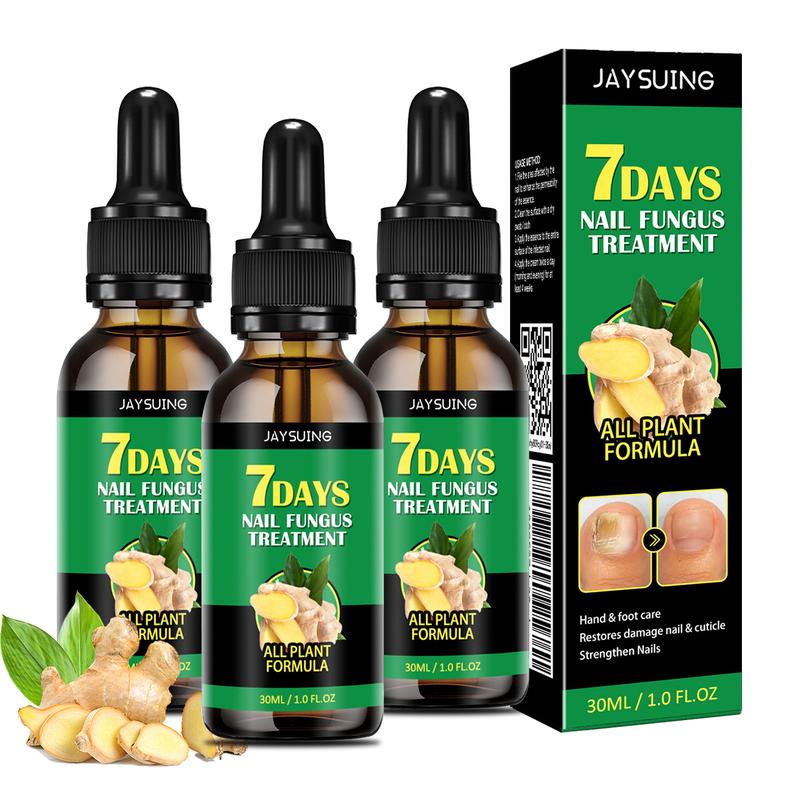 JAYSUING 7 Days Ginger Nail Oil, Nail Care Essence for Moisturizes and Thickens Nails -longer, Stronger and Brighter Nails