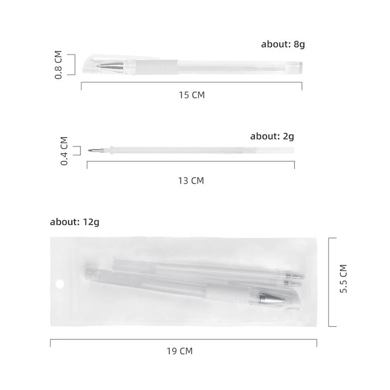 Eyebrow Microblading Marker Pen for Permanent Makeup Position Mapping - White