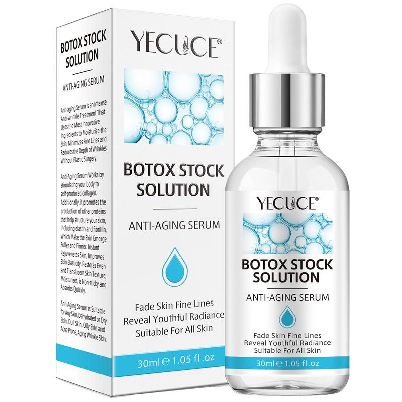 Botox Stock Solution, Moisturizing Skin Care Serum, Hydrating Skin Care Essence, Lifting and Firming Serum, Suitable for All Skin Types, Christmas Gift