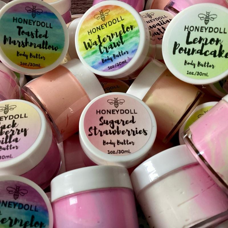 Honeydoll Travel size Mini 1 oz. Emulsified Body Butters