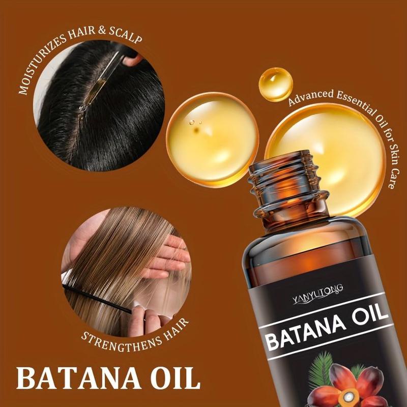 Batana Oil Hair Mask & Hair Care Serum, 2 Counts set Deep Moisturizing Hair Mask & Hair Care Serum, Hair Care & Styling Product for Women & Men, Christmas Gift