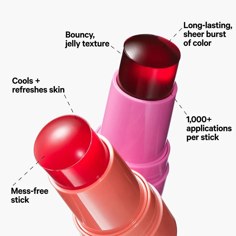 Long Lasting Lip and Cheek Tint, 4 Counts set Moisturizing Lip Gloss, Blush Stick, Makeup for Girls & Women