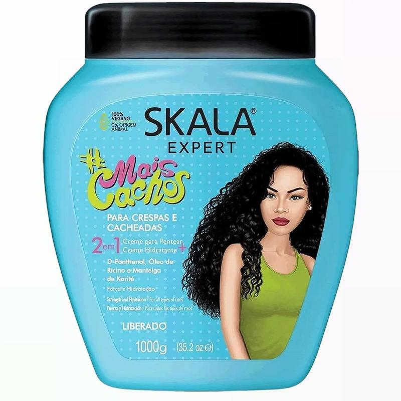 SKALA Hair Type 3ABC - For Curly or Super Curly, Frizzy and Transition Hair - 2 in 1 Conditioning  Volume - Net 35.27 Oz (Pack of 1) VEGAN Conditioner Haircare