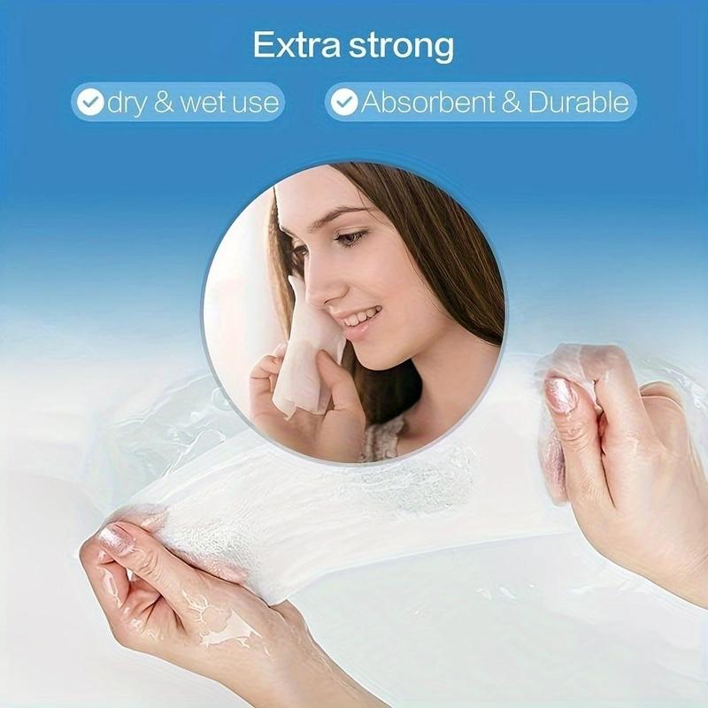 Disposable Face Towel, 100pcs 200pcs 400pcs Soft Cotton Facial Dry Wipes, Multi-purpose Towel for Skin Care, Makeup Remover, Face Wipes and Facial Cleansing