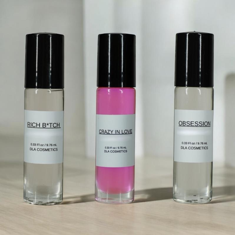 DLA COSMETICS ROLL ON OIL TRIO: CRAZY IN LOVE, OBSESSION, RICH B*TCH