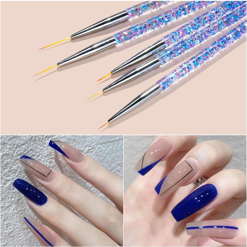 Professional Nail Art Drill Point Pen & Brush Set, 15pcs set DIY Nail Painting Decorations, Manicure & Pedicure Tools, Professional Nail Equipment, Nail Care Kit, Nail Art Accessories, Christmas Gift