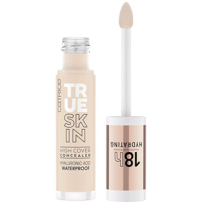 Catrice | True Skin High Cover Concealer (002 | Neutral Ivory) | Waterproof & Lightweight for Soft Matte Look | With Hyaluronic Acid & Lasts Up to 18 Hours | Vegan, Cruelty Free