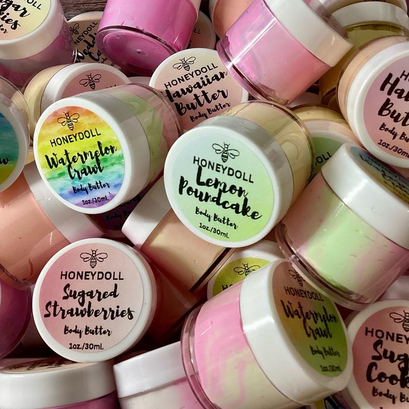 Honeydoll Travel size Mini 1 oz. Emulsified Body Butters