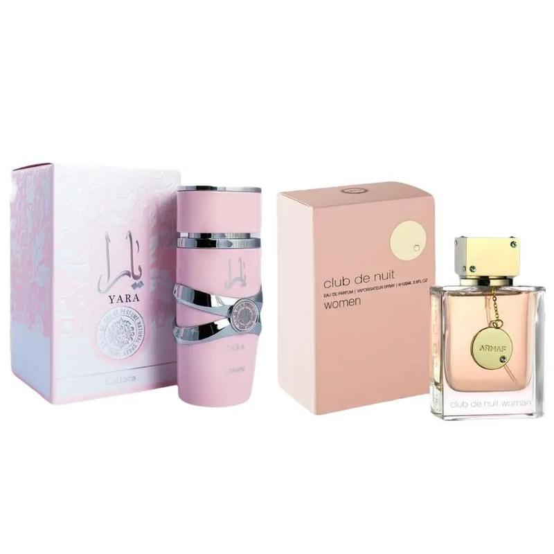 ARMAF CDN EAU DE PARFUM 3.6FL.OZ & LATTAFA YARA EAU DE PARFUM SPRAY 3.4FL.OZ FOR WOMEN