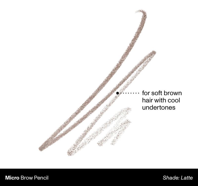 Morphe Micro Brow Dual-Ended Pencil & Spoolie - Latte