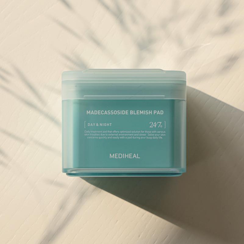 MEDIHEAL OFFICIAL Madecassoside Blemish Pad- korean #1 viral toner pads korean skincare Vegan Moisturize