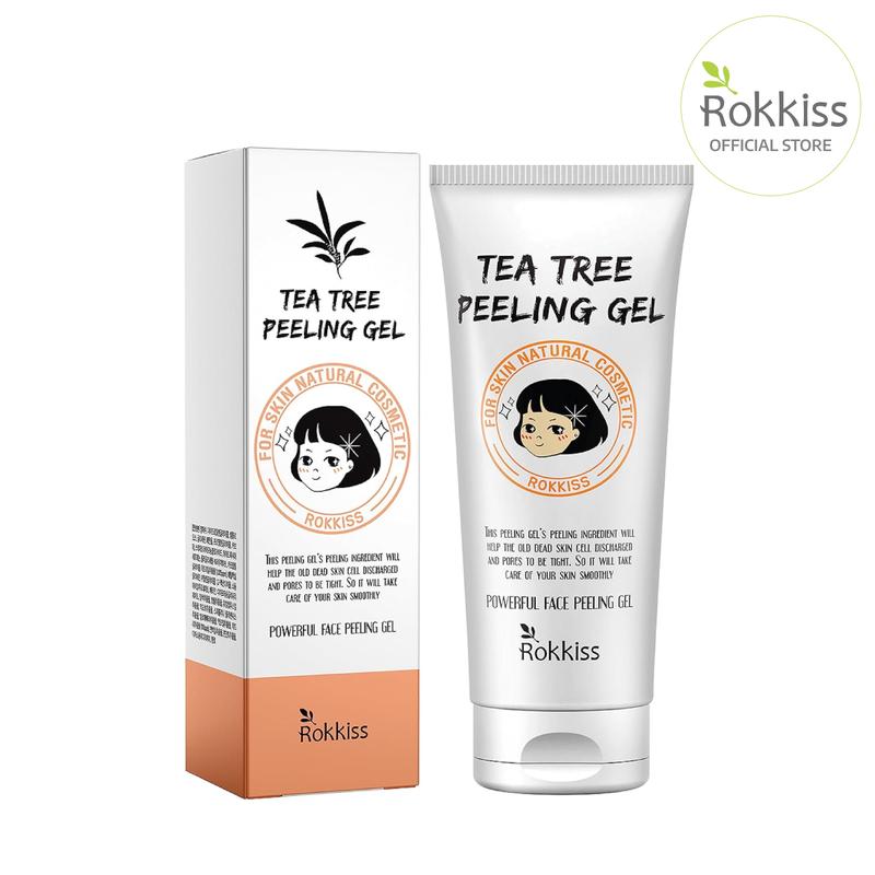 Rokkiss - Tea Tree Peeling Gel with Aloe Vera for Gentle Exfoliation Skincare Exfoliant