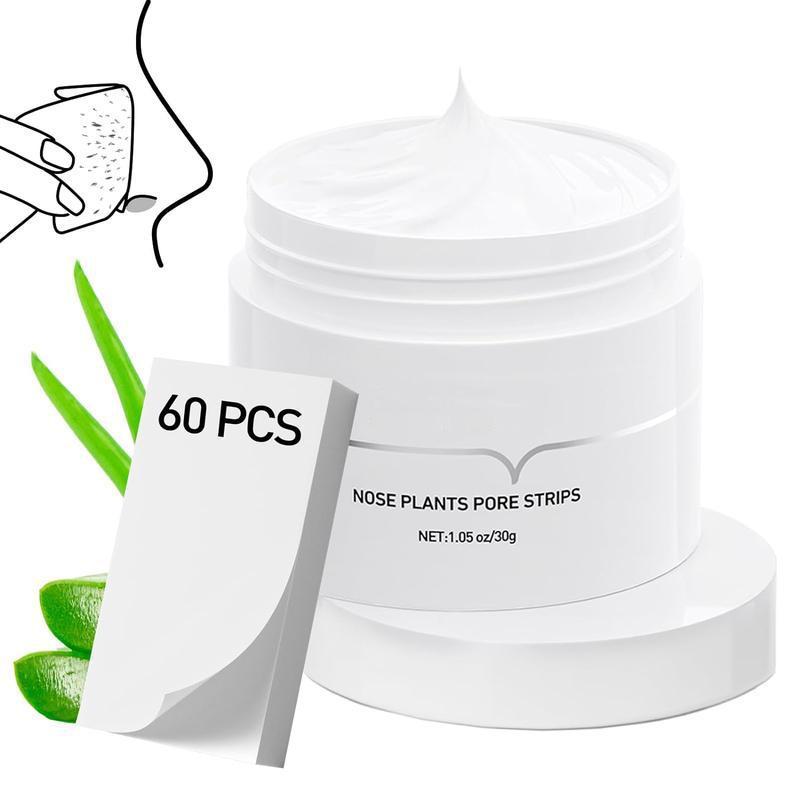 Blackhead Removal Mask, Nose Patch With 60 Sheets Of Paper, Nose Mask For Pore Cleansing Purification Skincare Comfort