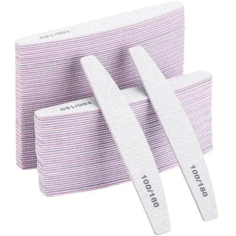 Double-sided Nail File, 20 30pcs set Professional Nail Art Tool for Home and Beauty Salon Use, Manicure & Pedicure Tool for Women & Girls