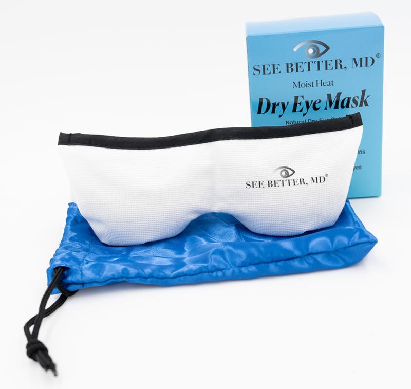 See Better, M.D. Heated Sinus and Migraine Headache Mask, perfect  Headaches associated with Dry Eyes.  Soothing and Relaxing  daily use Clay Storage Eye Mask warm compress for stye hot compress bag