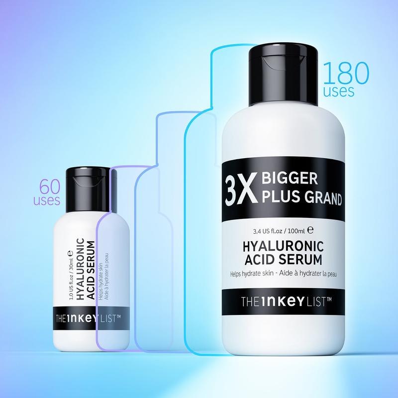 Supersize Hyaluronic Acid Serum - Hydrating and Lightweight - 100ml