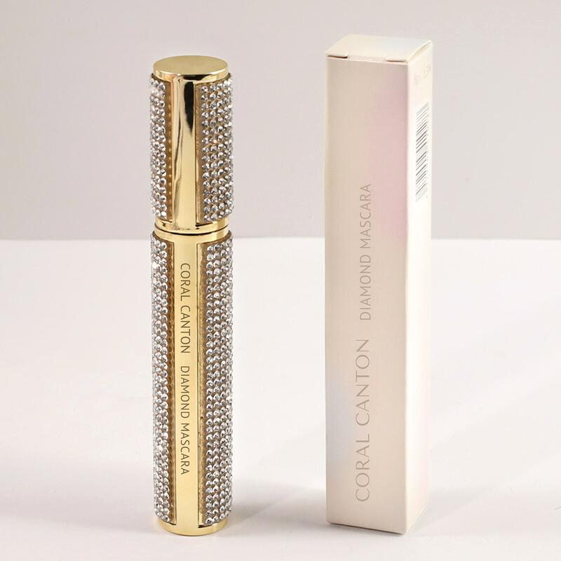 1.4X Bigger Eye Look Volume Mascara,Smudge Proof, Long Lasting Curling,Lengthening Volumizing, Coral Canton Diamond Mascara