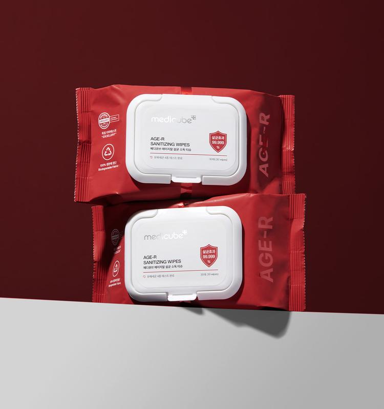 [Medicube Official] AGE-R Device Cleansing Wipes l Gentle