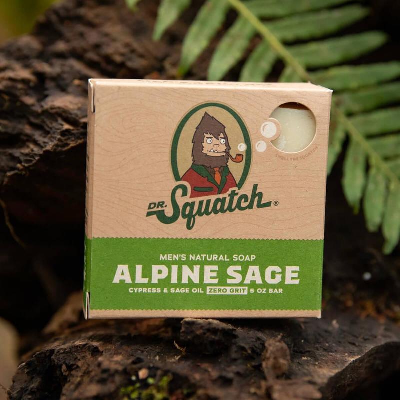 Dr. Squatch - Alpine Sage Men's Natural Bar Soap