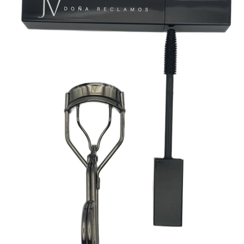 Makeup Cosmetic Set - Mascara & Eyelash Curler for Dramatic and Eye-Catching Look - Gentle