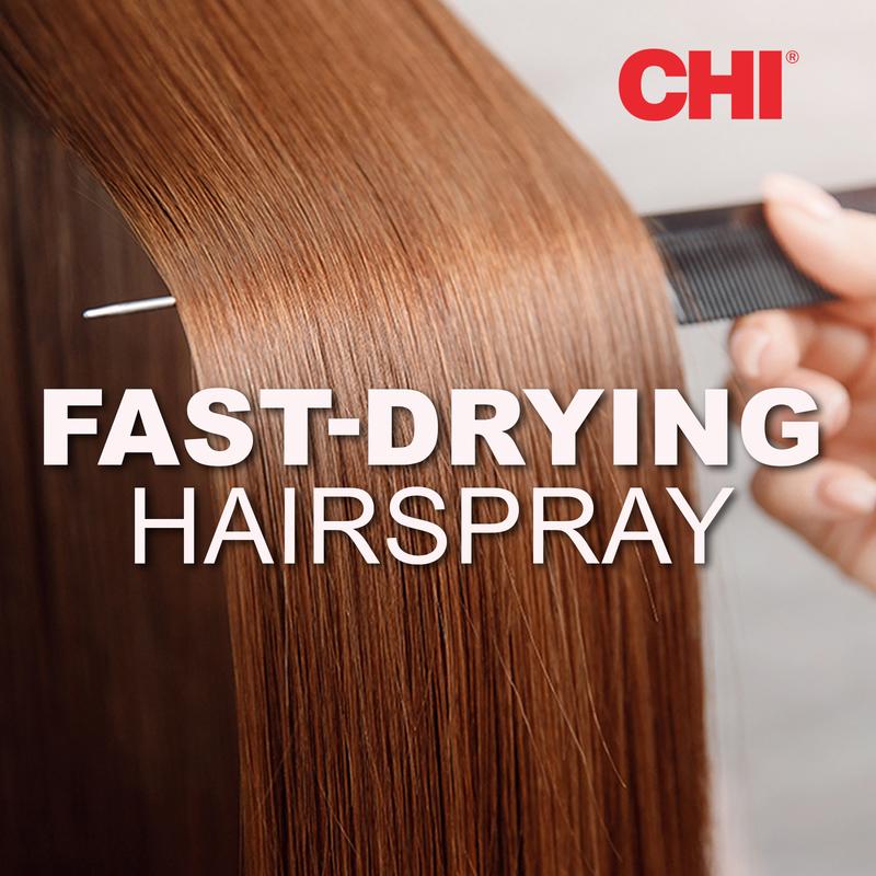 CHI Infra Texture Dual Action Hair Spray, 10oz, Hold Level 1, Paraben Free Gluten Free, Made in the USA