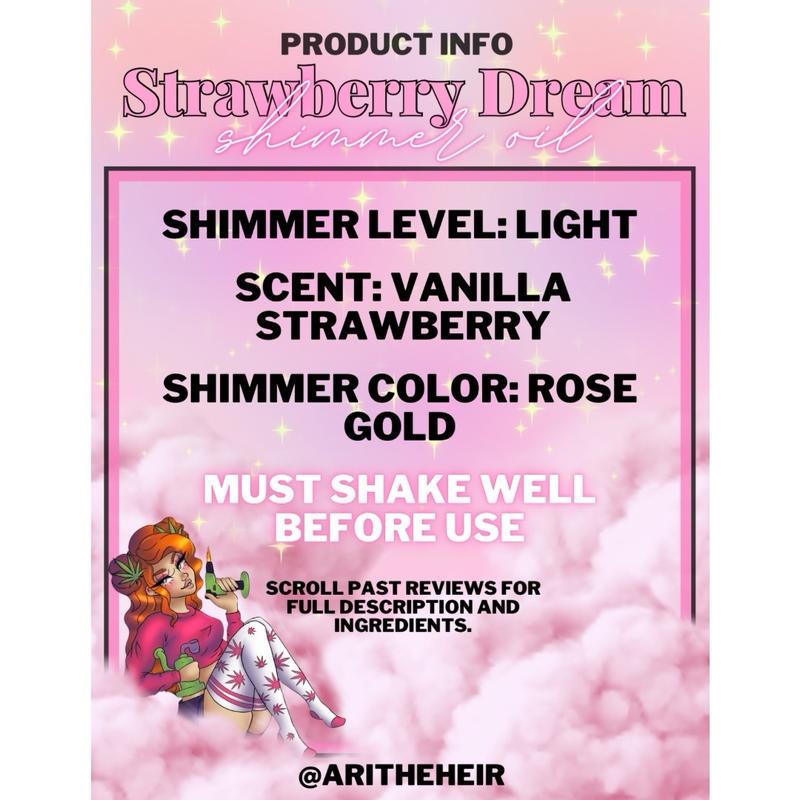 Strawberry Dream Shimmer Body Oil